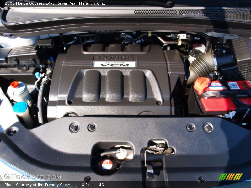 Silver Pearl Metallic / Gray 2008 Honda Odyssey EX-L