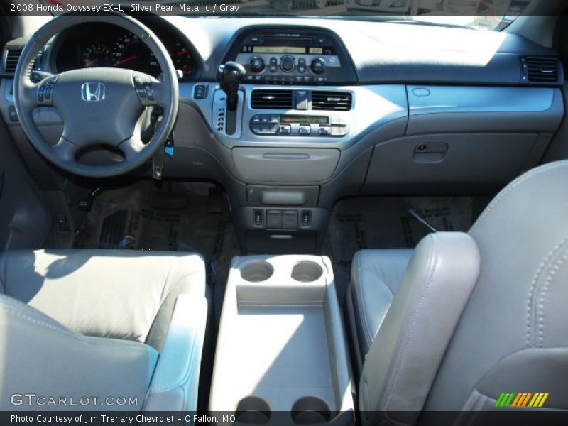 Silver Pearl Metallic / Gray 2008 Honda Odyssey EX-L
