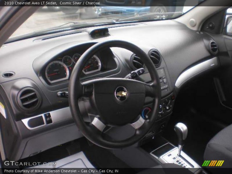 Cosmic Silver / Charcoal 2010 Chevrolet Aveo LT Sedan