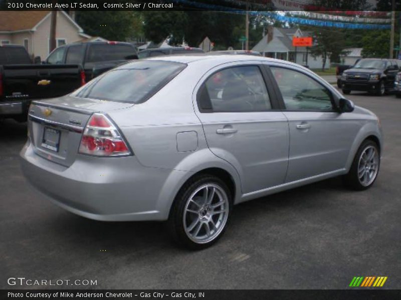 Cosmic Silver / Charcoal 2010 Chevrolet Aveo LT Sedan