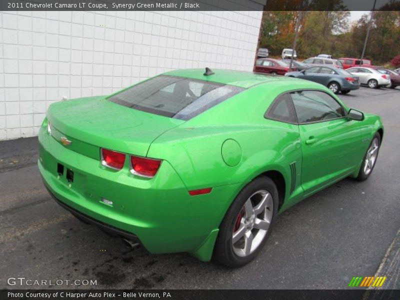 Synergy Green Metallic / Black 2011 Chevrolet Camaro LT Coupe