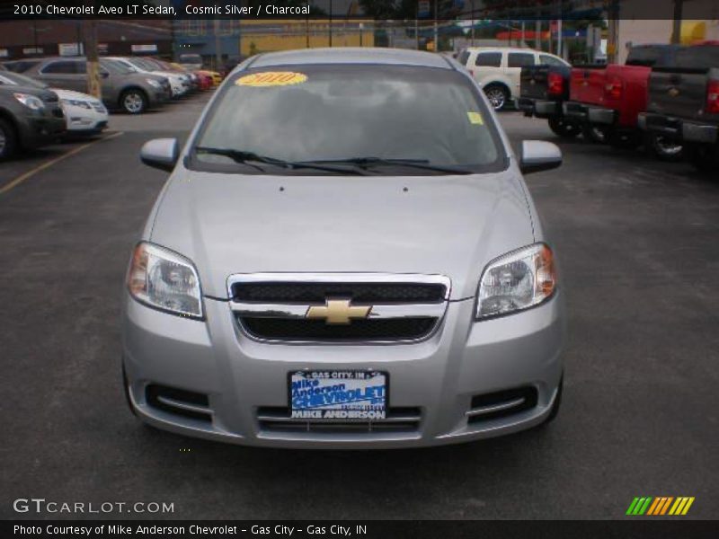 Cosmic Silver / Charcoal 2010 Chevrolet Aveo LT Sedan