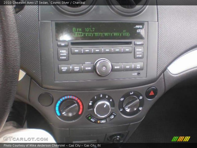 Cosmic Silver / Charcoal 2010 Chevrolet Aveo LT Sedan