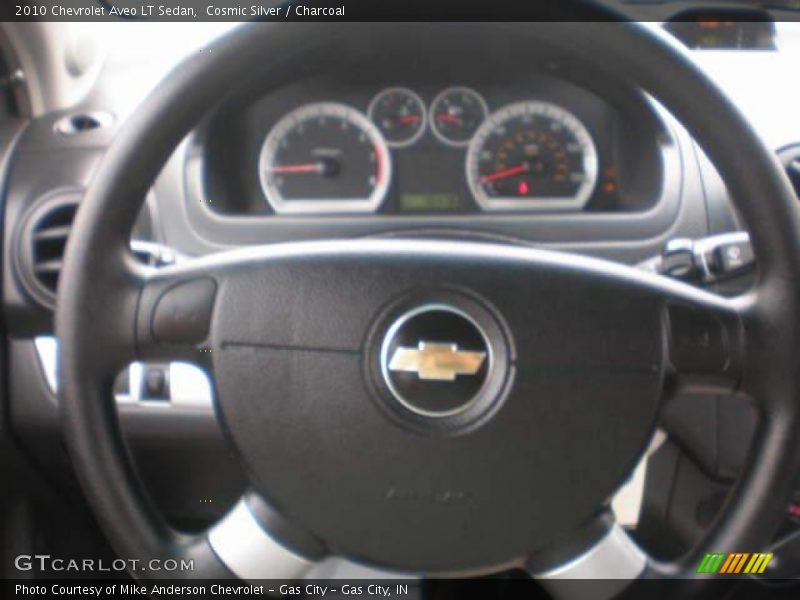 Cosmic Silver / Charcoal 2010 Chevrolet Aveo LT Sedan