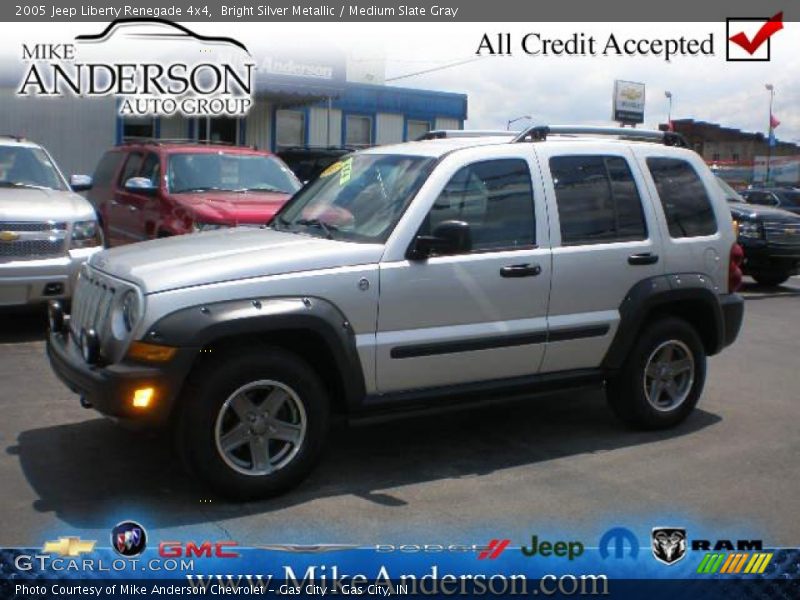 Bright Silver Metallic / Medium Slate Gray 2005 Jeep Liberty Renegade 4x4