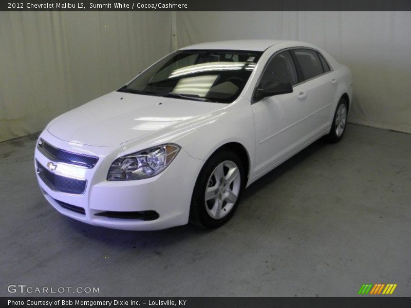 Summit White / Cocoa/Cashmere 2012 Chevrolet Malibu LS