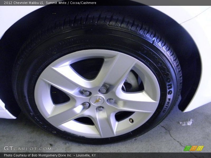 Summit White / Cocoa/Cashmere 2012 Chevrolet Malibu LS