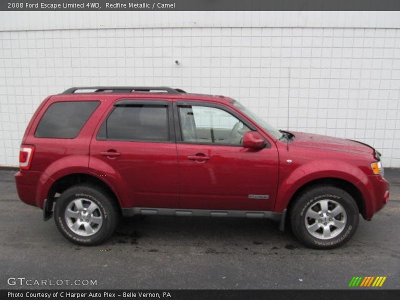 Redfire Metallic / Camel 2008 Ford Escape Limited 4WD