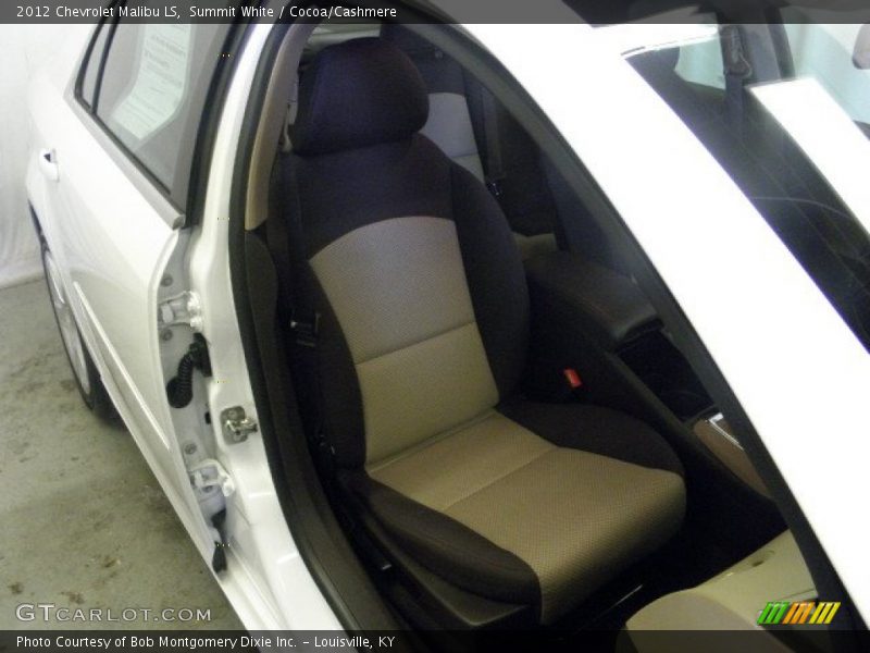 Summit White / Cocoa/Cashmere 2012 Chevrolet Malibu LS