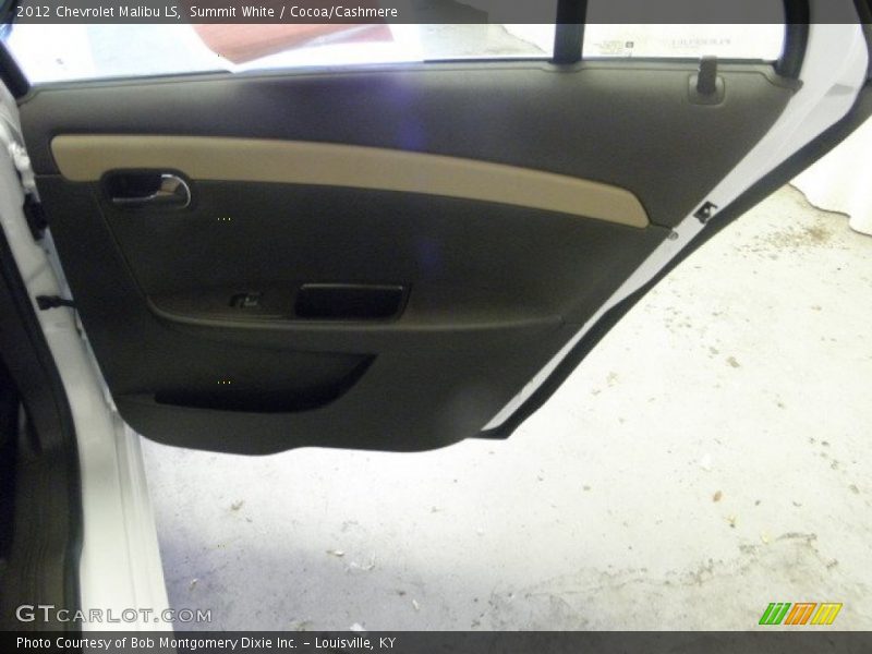 Summit White / Cocoa/Cashmere 2012 Chevrolet Malibu LS