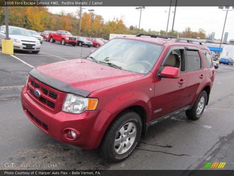 Redfire Metallic / Camel 2008 Ford Escape Limited 4WD