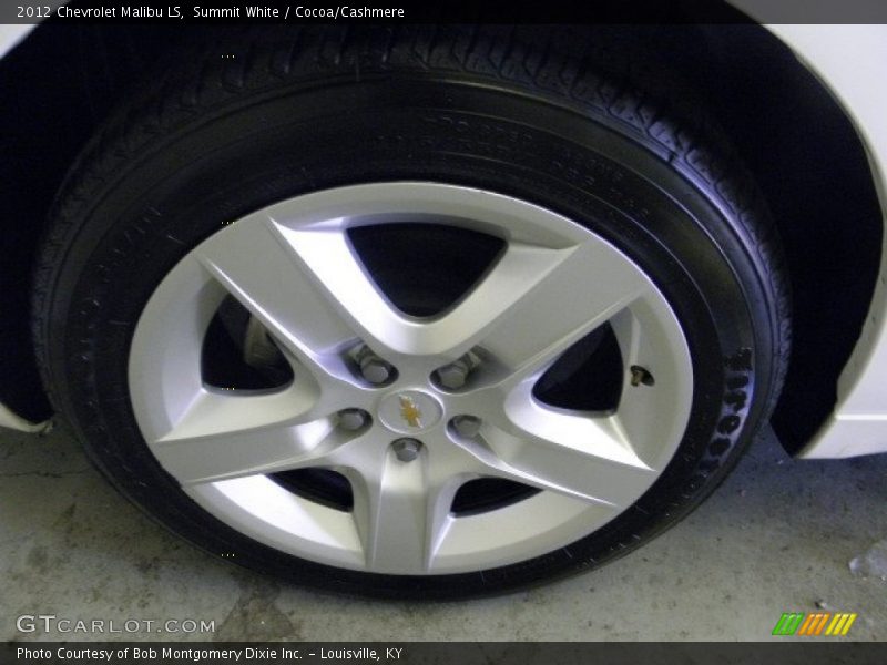 Summit White / Cocoa/Cashmere 2012 Chevrolet Malibu LS