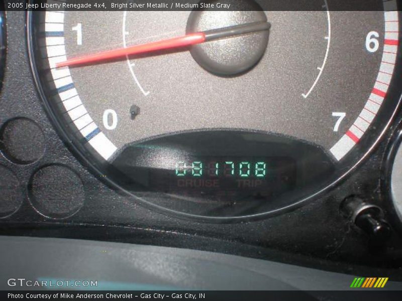 Bright Silver Metallic / Medium Slate Gray 2005 Jeep Liberty Renegade 4x4