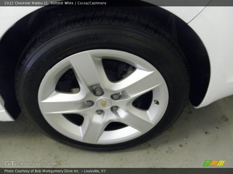 Summit White / Cocoa/Cashmere 2012 Chevrolet Malibu LS