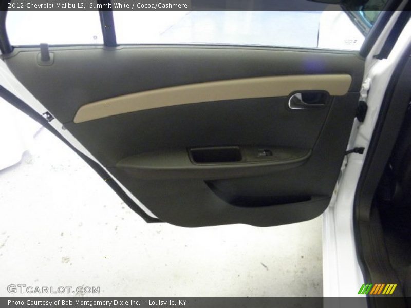 Summit White / Cocoa/Cashmere 2012 Chevrolet Malibu LS