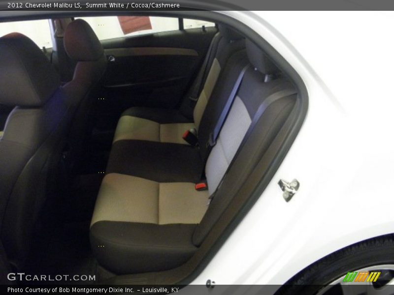 Summit White / Cocoa/Cashmere 2012 Chevrolet Malibu LS