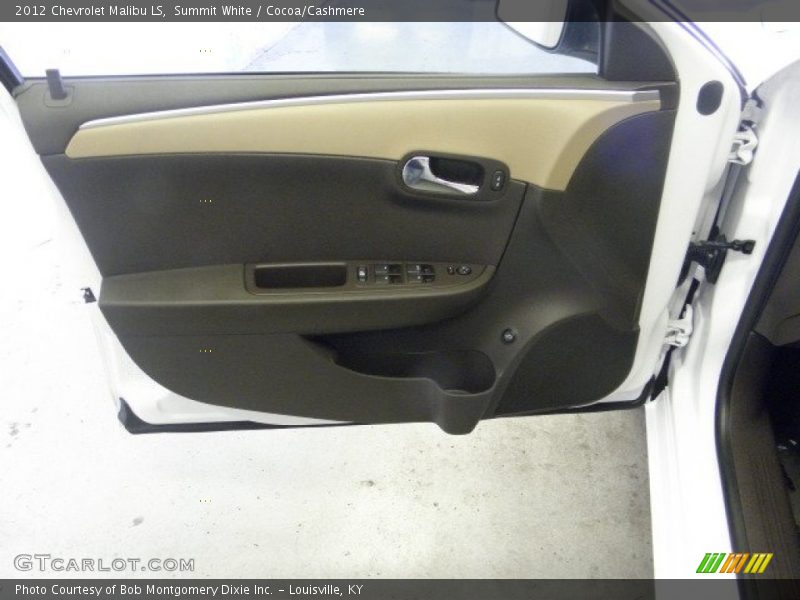 Summit White / Cocoa/Cashmere 2012 Chevrolet Malibu LS
