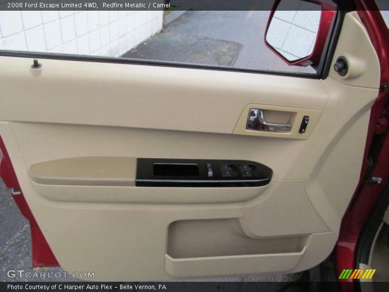 Redfire Metallic / Camel 2008 Ford Escape Limited 4WD