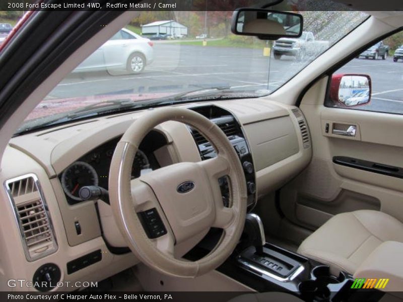 Redfire Metallic / Camel 2008 Ford Escape Limited 4WD