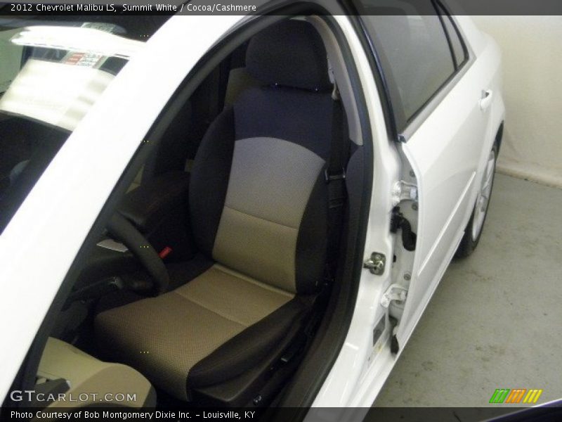 Summit White / Cocoa/Cashmere 2012 Chevrolet Malibu LS