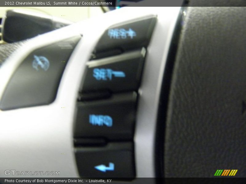 Summit White / Cocoa/Cashmere 2012 Chevrolet Malibu LS