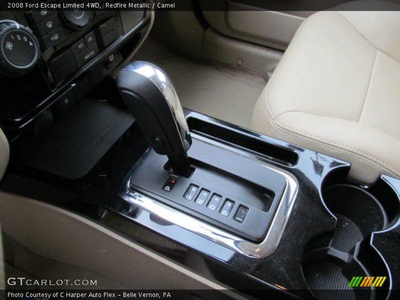 Redfire Metallic / Camel 2008 Ford Escape Limited 4WD