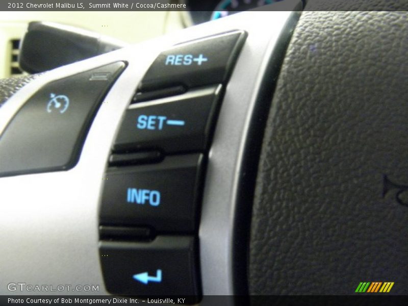Summit White / Cocoa/Cashmere 2012 Chevrolet Malibu LS