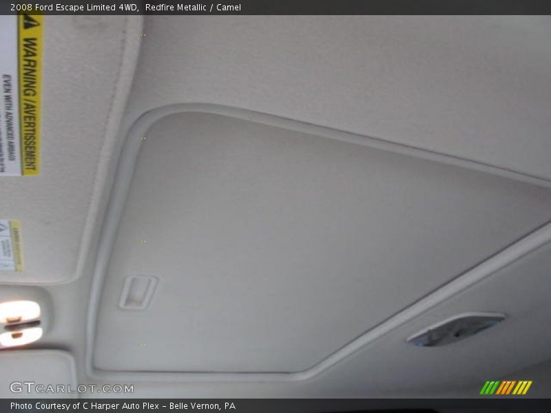 Redfire Metallic / Camel 2008 Ford Escape Limited 4WD