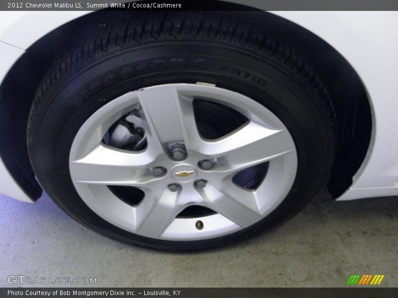 Summit White / Cocoa/Cashmere 2012 Chevrolet Malibu LS
