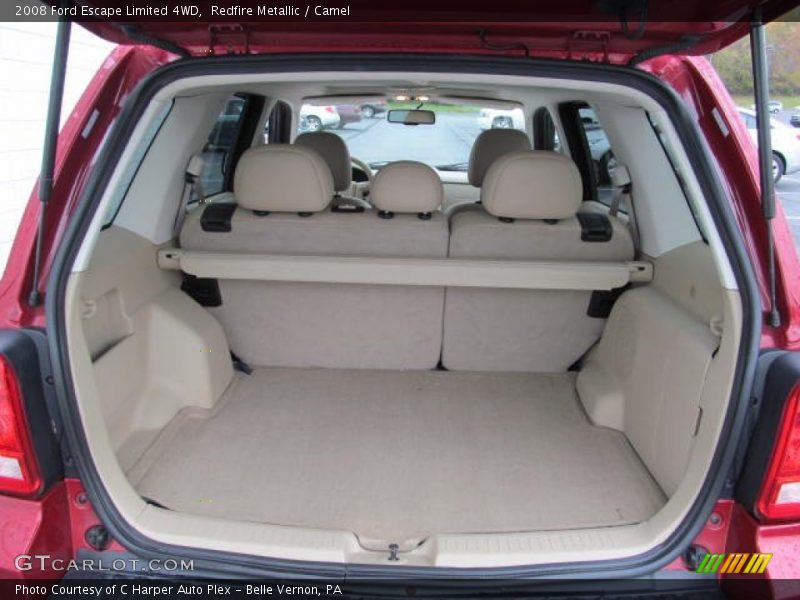 Redfire Metallic / Camel 2008 Ford Escape Limited 4WD