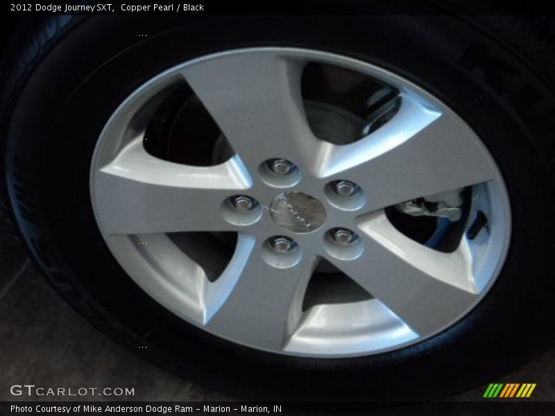 Copper Pearl / Black 2012 Dodge Journey SXT