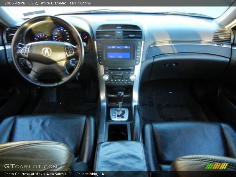 White Diamond Pearl / Ebony 2006 Acura TL 3.2
