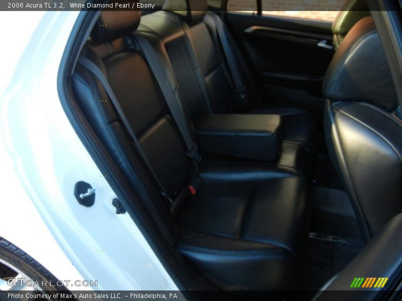 White Diamond Pearl / Ebony 2006 Acura TL 3.2