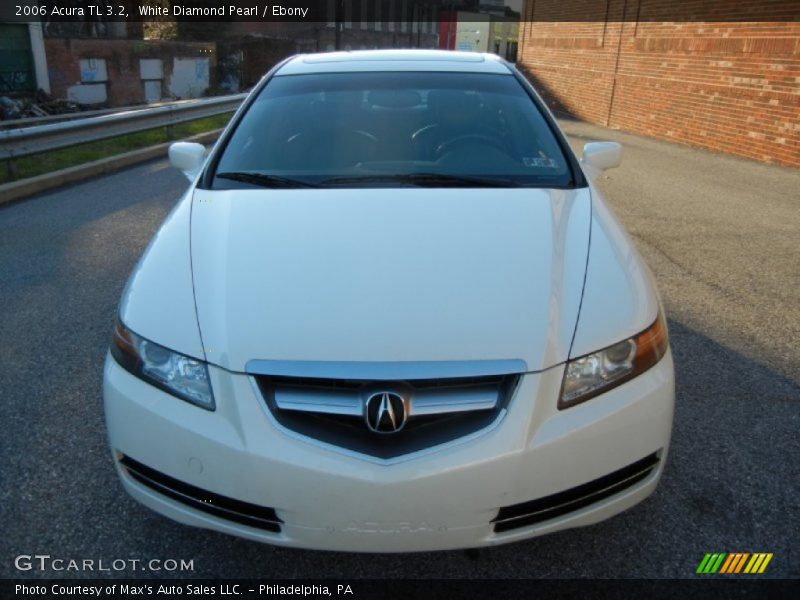 White Diamond Pearl / Ebony 2006 Acura TL 3.2