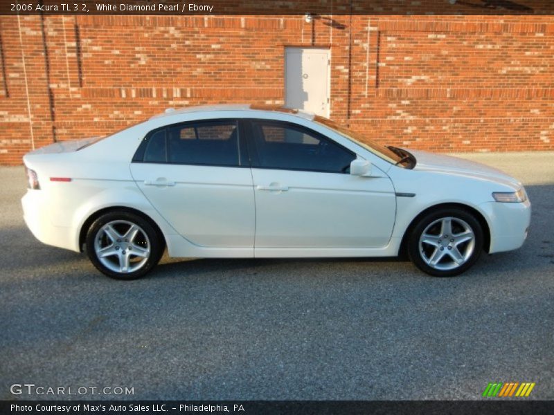 White Diamond Pearl / Ebony 2006 Acura TL 3.2