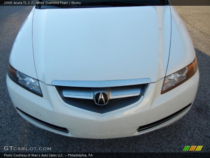 White Diamond Pearl / Ebony 2006 Acura TL 3.2