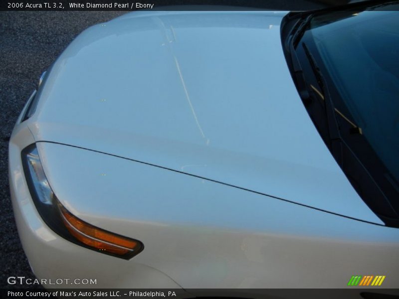 White Diamond Pearl / Ebony 2006 Acura TL 3.2