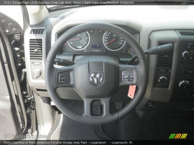Black / Dark Slate Gray/Medium Graystone 2012 Dodge Ram 1500 Express Crew Cab 4x4