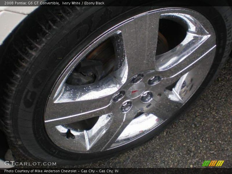 Ivory White / Ebony Black 2008 Pontiac G6 GT Convertible