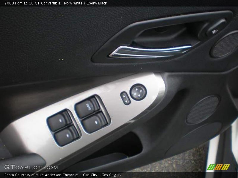 Ivory White / Ebony Black 2008 Pontiac G6 GT Convertible
