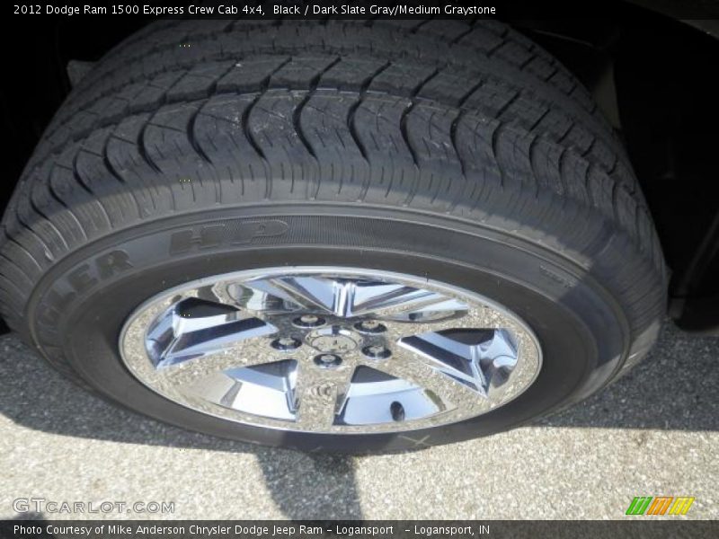 Black / Dark Slate Gray/Medium Graystone 2012 Dodge Ram 1500 Express Crew Cab 4x4