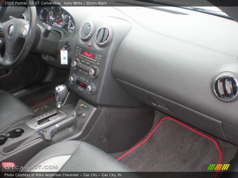 Ivory White / Ebony Black 2008 Pontiac G6 GT Convertible