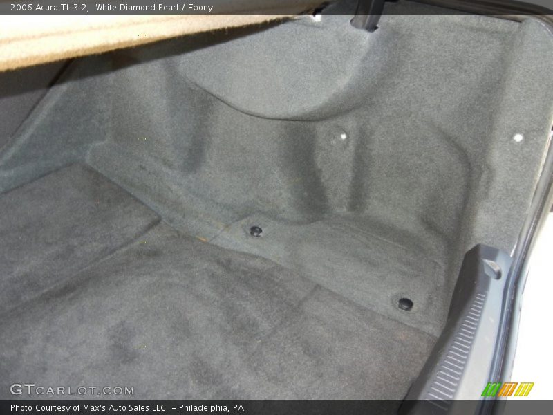 White Diamond Pearl / Ebony 2006 Acura TL 3.2