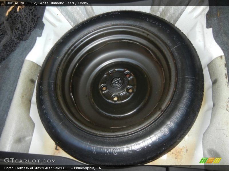 White Diamond Pearl / Ebony 2006 Acura TL 3.2
