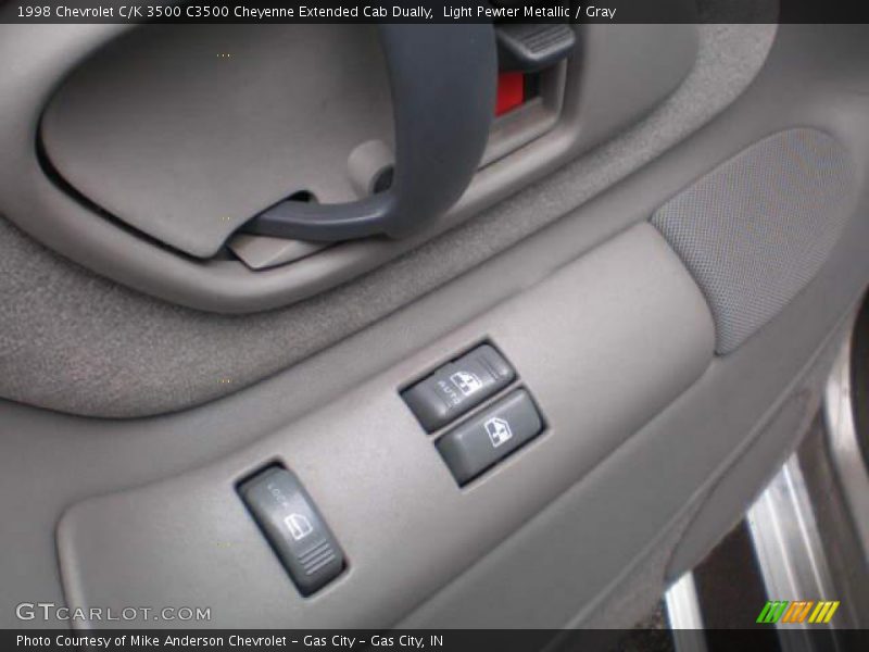Light Pewter Metallic / Gray 1998 Chevrolet C/K 3500 C3500 Cheyenne Extended Cab Dually