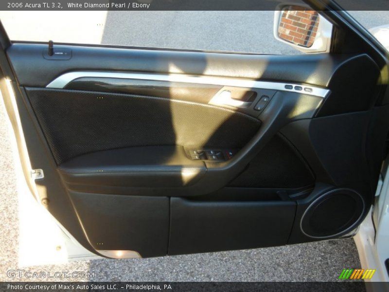 White Diamond Pearl / Ebony 2006 Acura TL 3.2