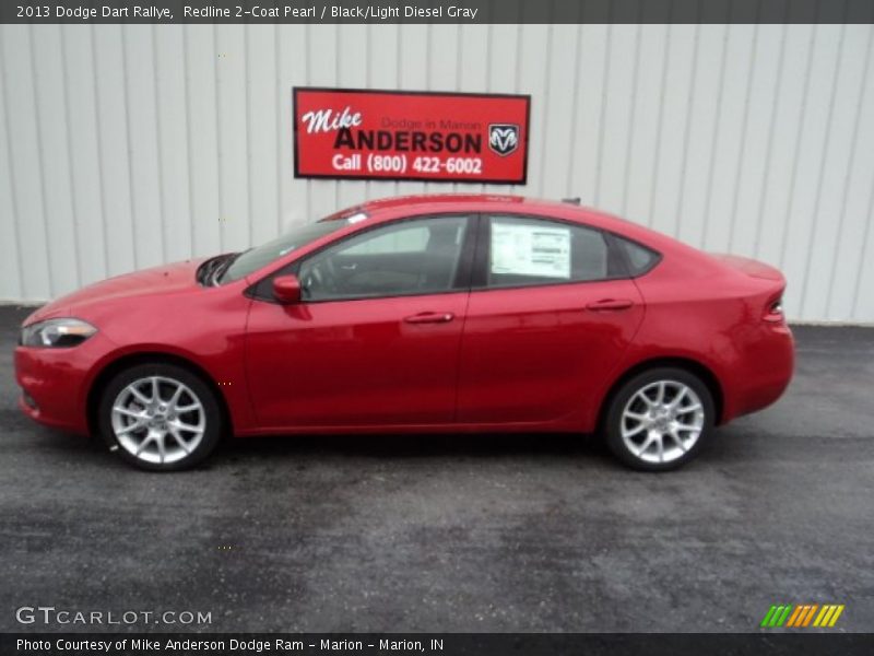 Redline 2-Coat Pearl / Black/Light Diesel Gray 2013 Dodge Dart Rallye