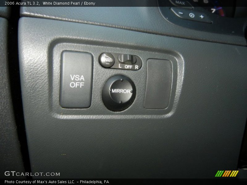 White Diamond Pearl / Ebony 2006 Acura TL 3.2