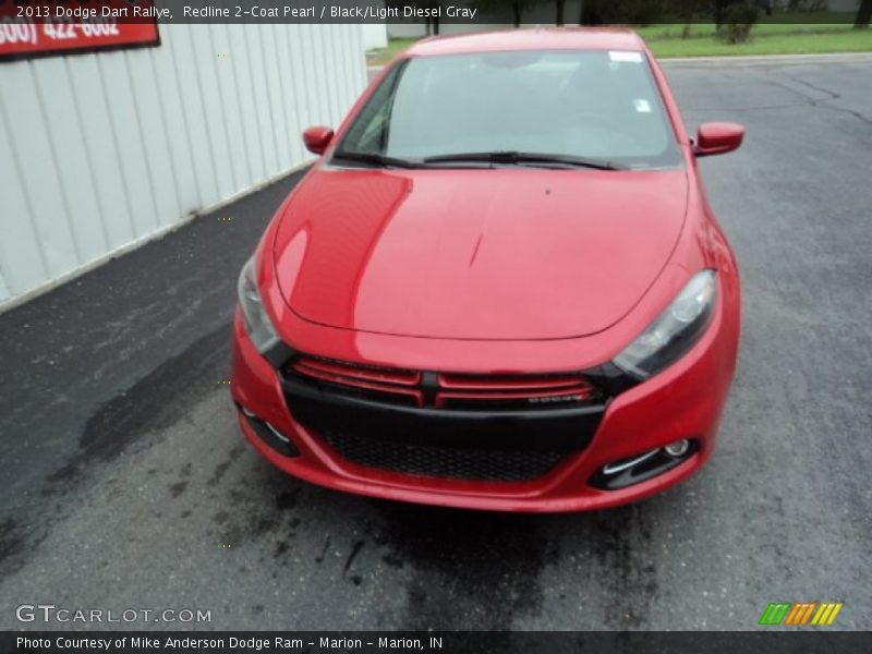 Redline 2-Coat Pearl / Black/Light Diesel Gray 2013 Dodge Dart Rallye