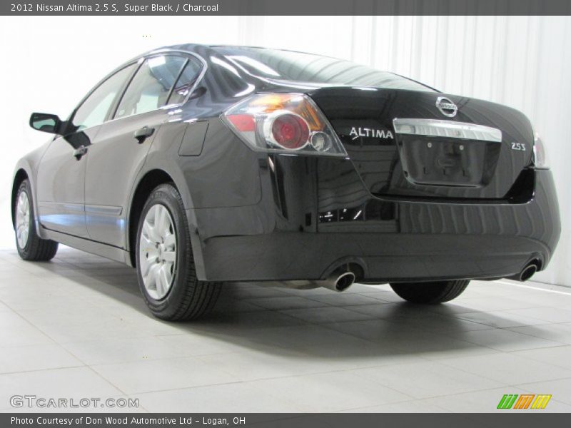 Super Black / Charcoal 2012 Nissan Altima 2.5 S